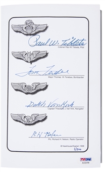 "Return of the Enola Gay" Signed Book with 4 Signatures (LE 1/500) (PSA/DNA)